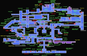 Castlevania Symphony of the Night Normal Castle Map
